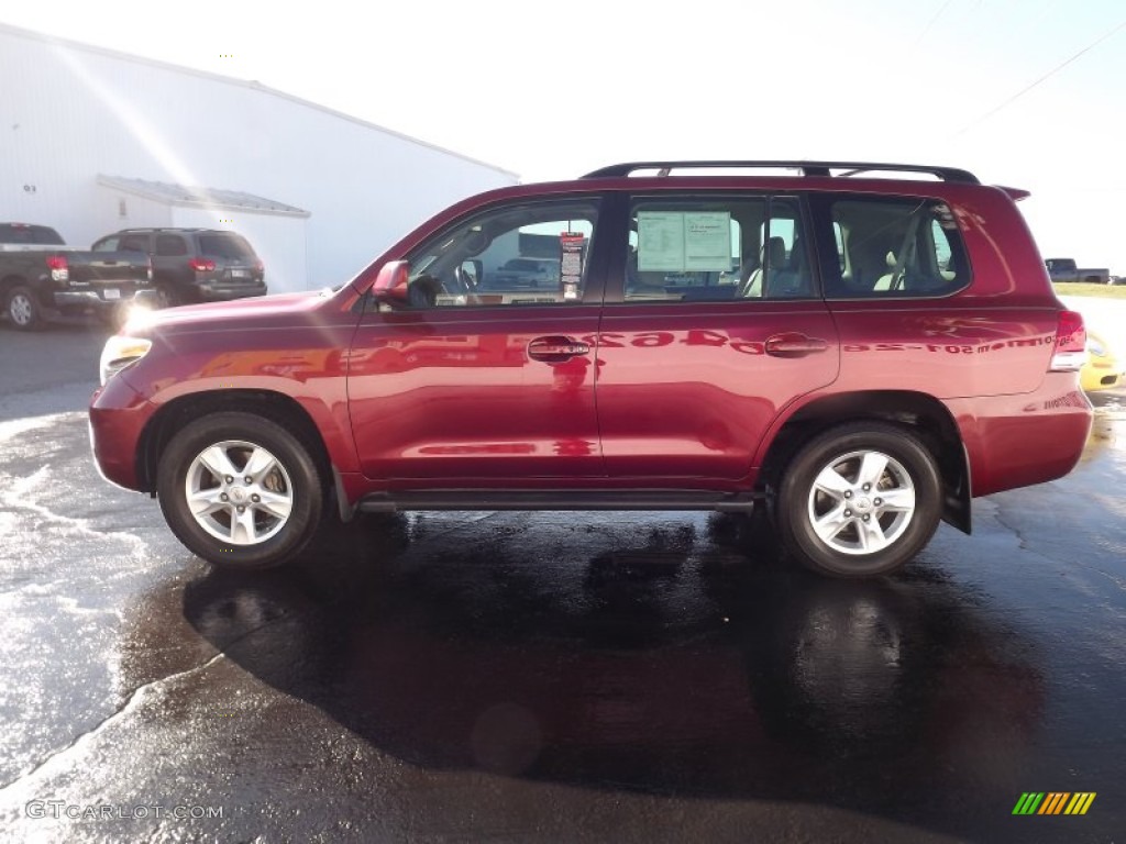 Salsa Red Pearl 2008 Toyota Land Cruiser Standard Land Cruiser Model Exterior Photo #56375542