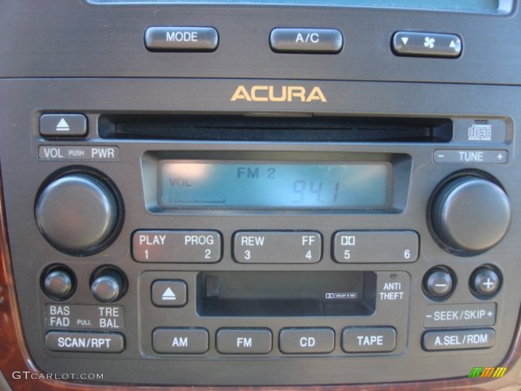 2004 Acura MDX Standard MDX Model Audio System Photos