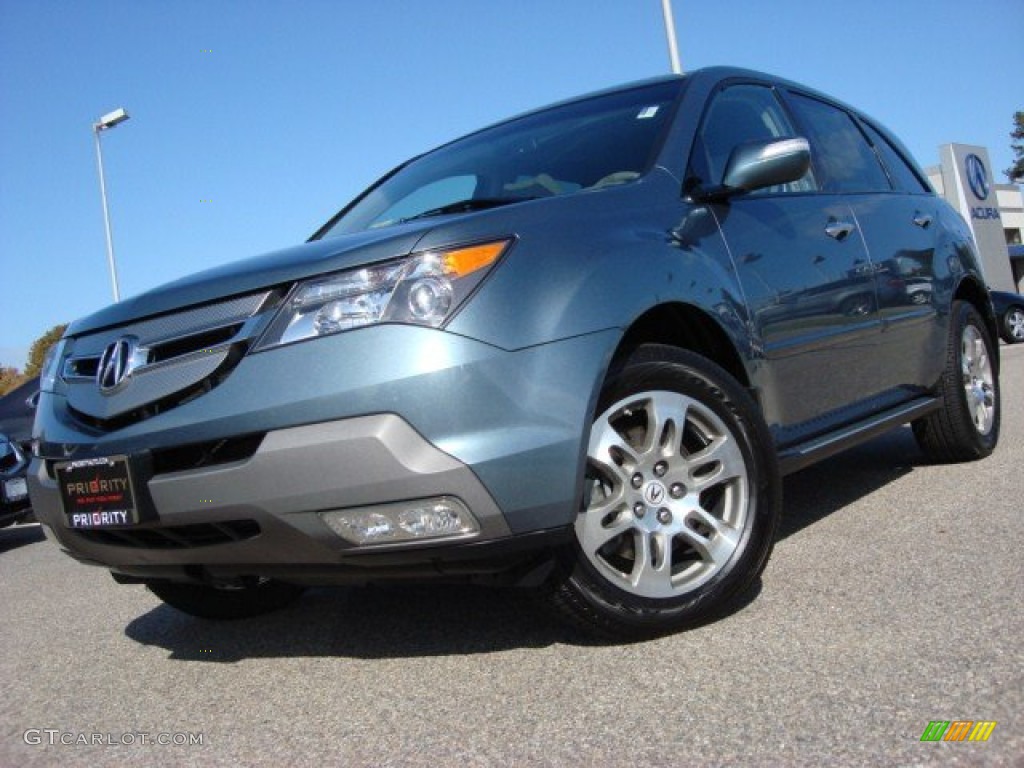 Steel Blue Metallic Acura MDX