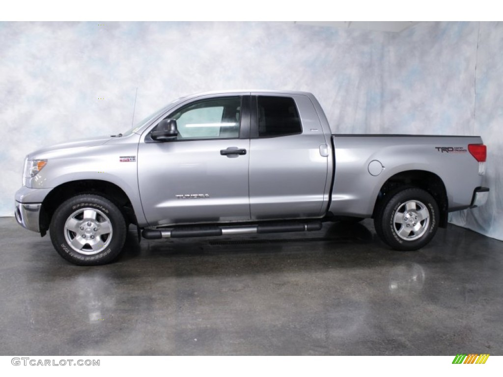 2010 Tundra TRD Double Cab 4x4 - Silver Sky Metallic / Graphite Gray photo #3