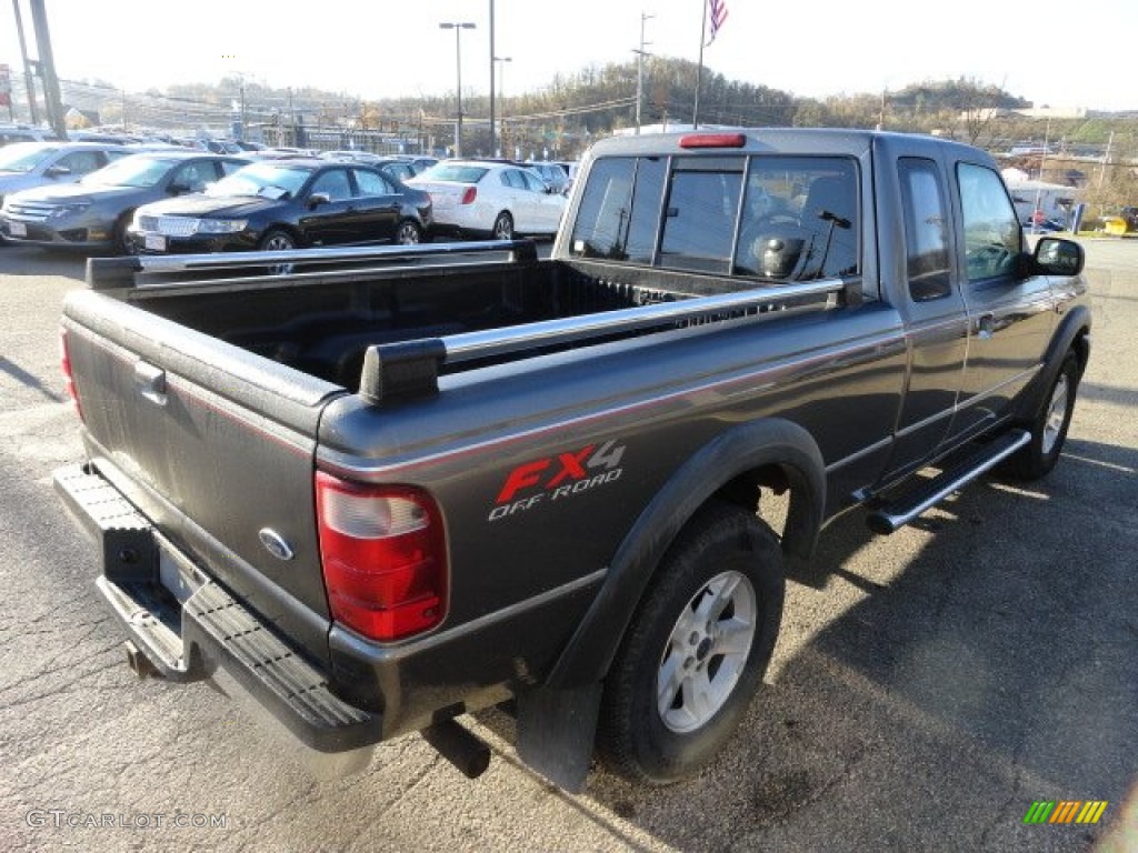 2004 Ranger XLT SuperCab 4x4 - Dark Shadow Grey Metallic / Medium Dark Flint photo #4