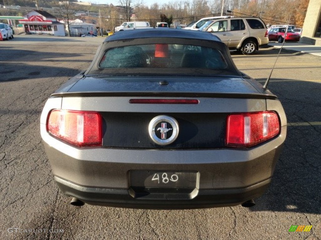 2011 Mustang V6 Premium Convertible - Sterling Gray Metallic / Charcoal Black photo #3