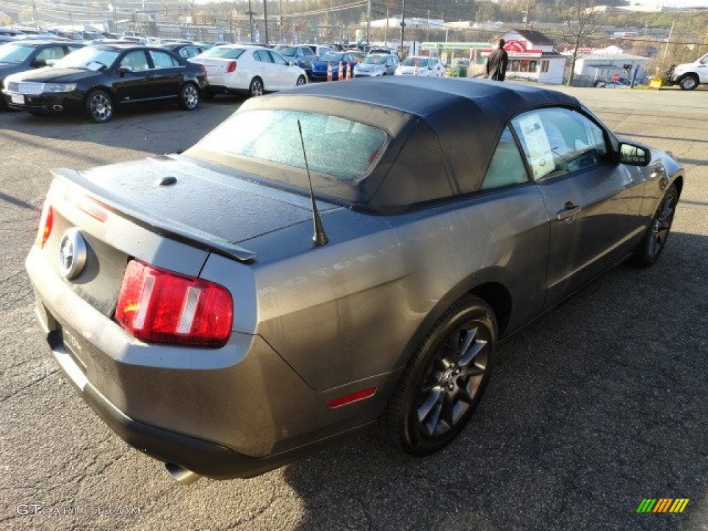 2011 Mustang V6 Premium Convertible - Sterling Gray Metallic / Charcoal Black photo #4