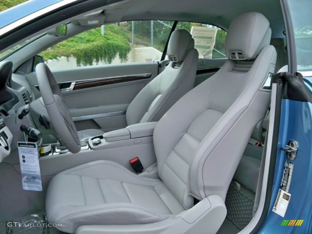 Ash/Dark Grey Interior 2012 Mercedes-Benz E 350 Cabriolet Photo #56378263