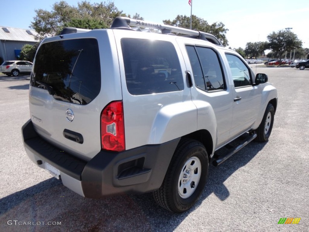 2010 Xterra S - Silver Lightning Metallic / Gray photo #9