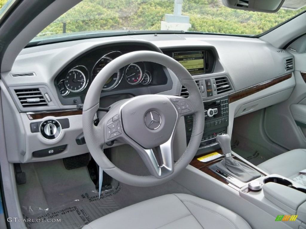 Ash/Dark Grey Interior 2012 Mercedes-Benz E 350 Cabriolet Photo #56378269