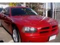 2009 Inferno Red Crystal Pearl Dodge Charger SE  photo #3