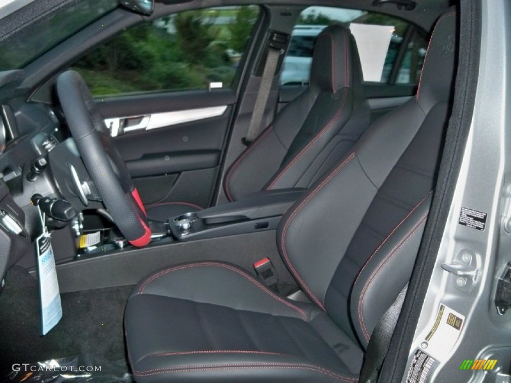 2012 Mercedes-Benz C 63 AMG Edition 1 Sedan Interior Color Photos