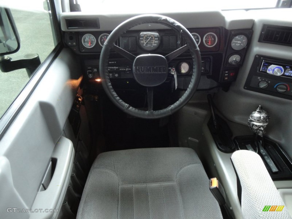 1998 Hummer H1 Wagon Gray Dashboard Photo #56378958