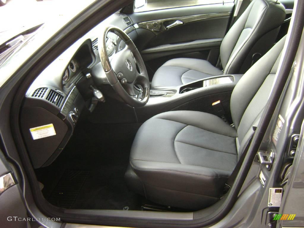 2007 E 350 Sedan - Flint Grey Metallic / Black photo #14