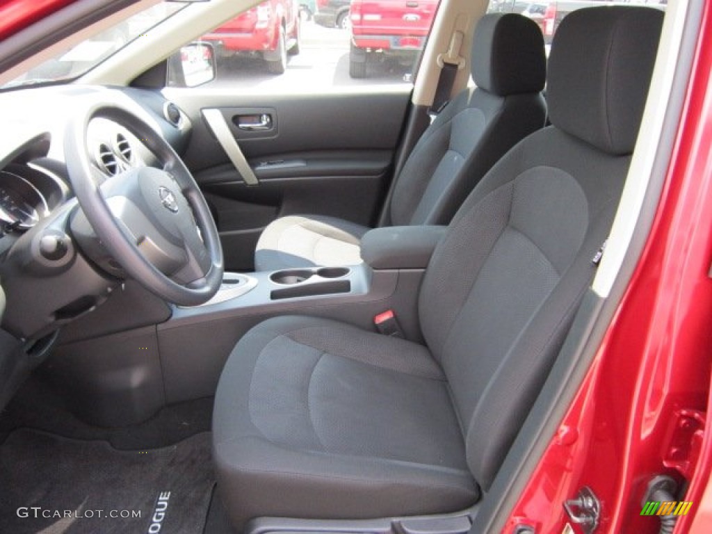2011 Rogue S AWD - Cayenne Red / Black photo #15
