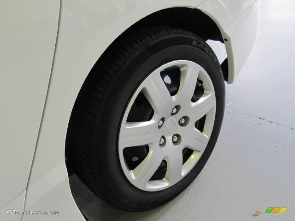 2009 Civic LX Sedan - Taffeta White / Gray photo #6