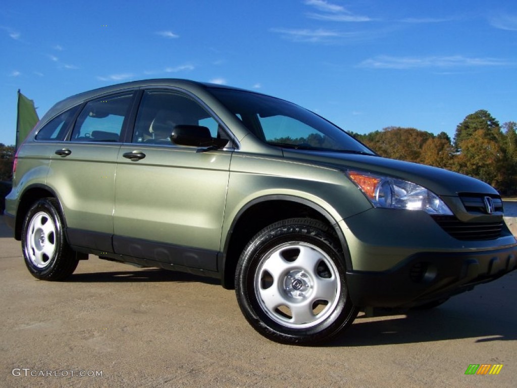 2008 CR-V LX - Green Tea Metallic / Ivory photo #43