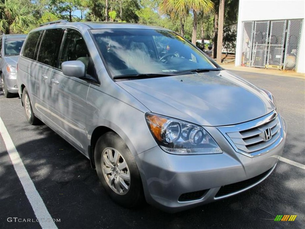 2010 Odyssey EX-L - Alabaster Silver Metallic / Gray photo #1
