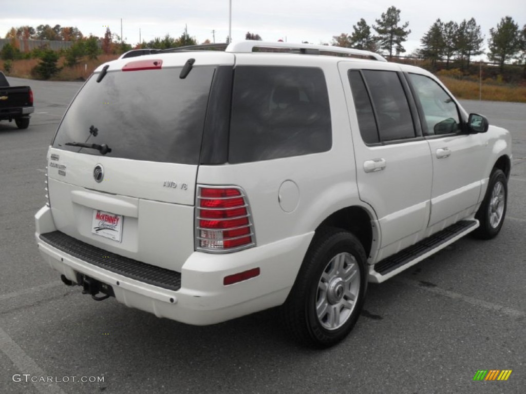 2004 Mountaineer V8 Premier AWD - Ceramic White Pearl / Medium Dark Parchment photo #4