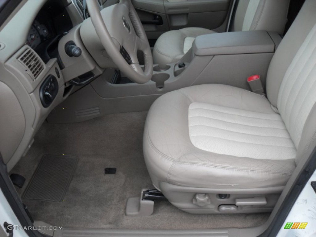 2004 Mountaineer V8 Premier AWD - Ceramic White Pearl / Medium Dark Parchment photo #7