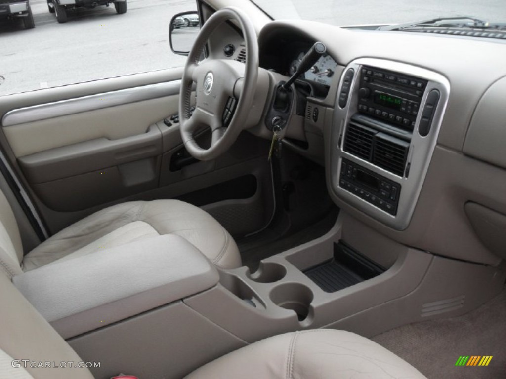 2004 Mountaineer V8 Premier AWD - Ceramic White Pearl / Medium Dark Parchment photo #21