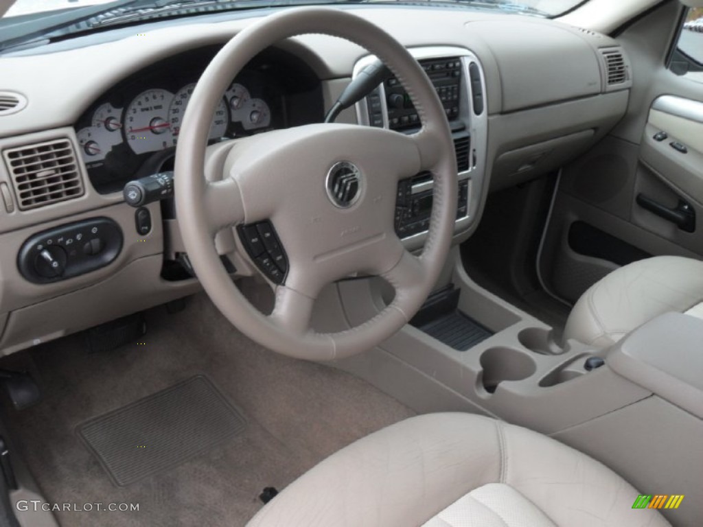 2004 Mountaineer V8 Premier AWD - Ceramic White Pearl / Medium Dark Parchment photo #26