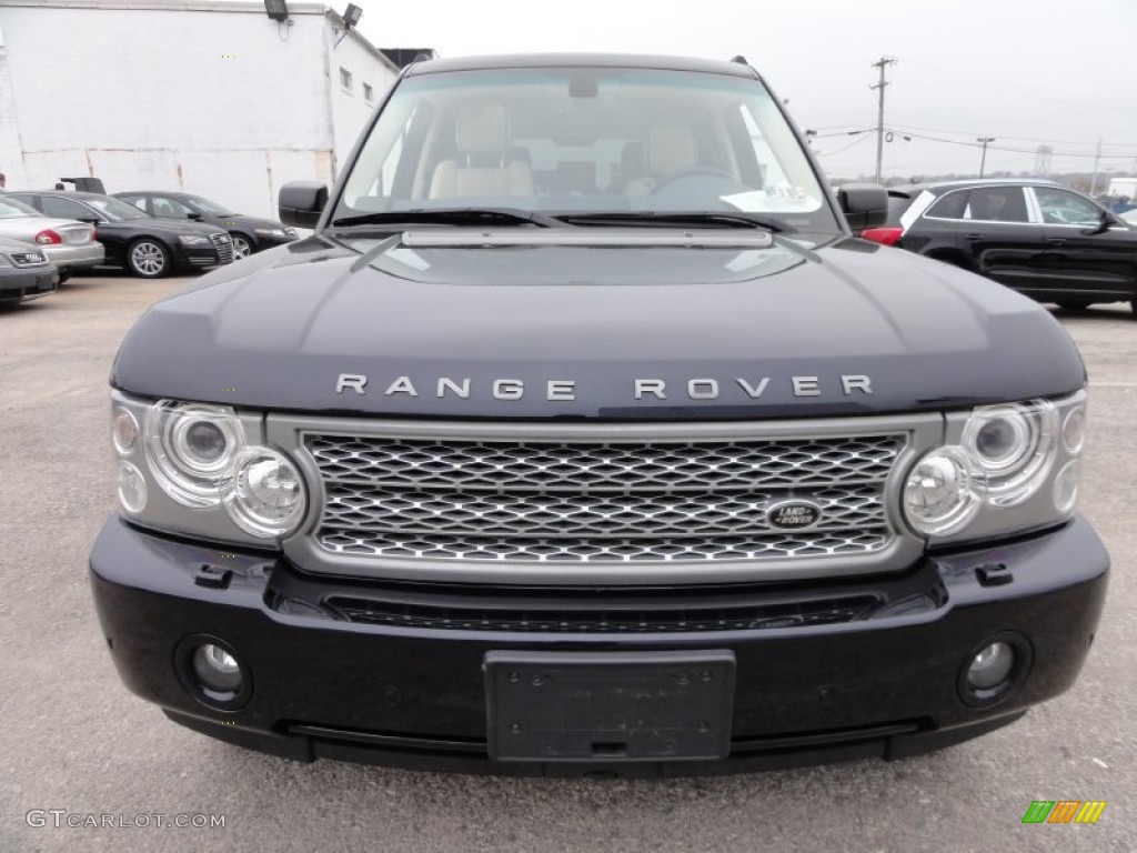 2007 Range Rover HSE - Java Black Pearl / Sand/Jet photo #4