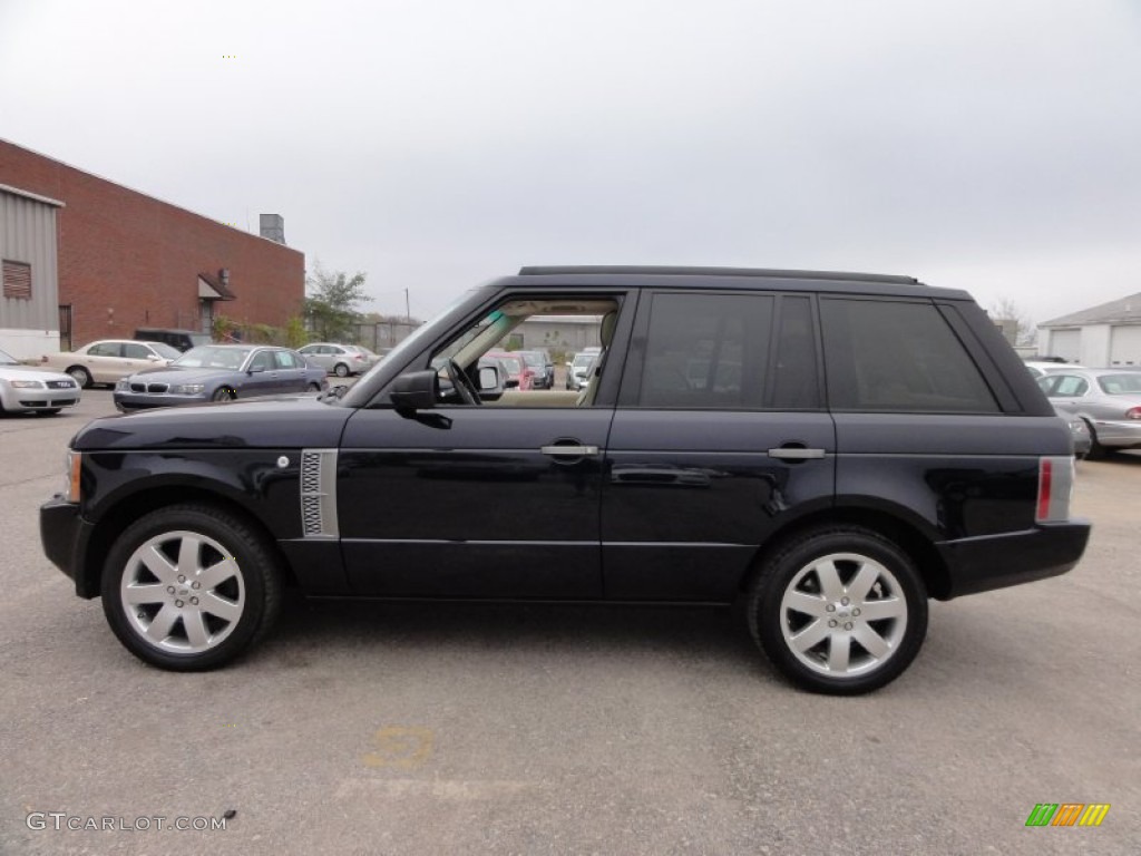 2007 Range Rover HSE - Java Black Pearl / Sand/Jet photo #12