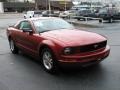 2008 Dark Candy Apple Red Ford Mustang V6 Deluxe Coupe  photo #4