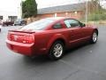 2008 Dark Candy Apple Red Ford Mustang V6 Deluxe Coupe  photo #5