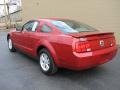 2008 Dark Candy Apple Red Ford Mustang V6 Deluxe Coupe  photo #8