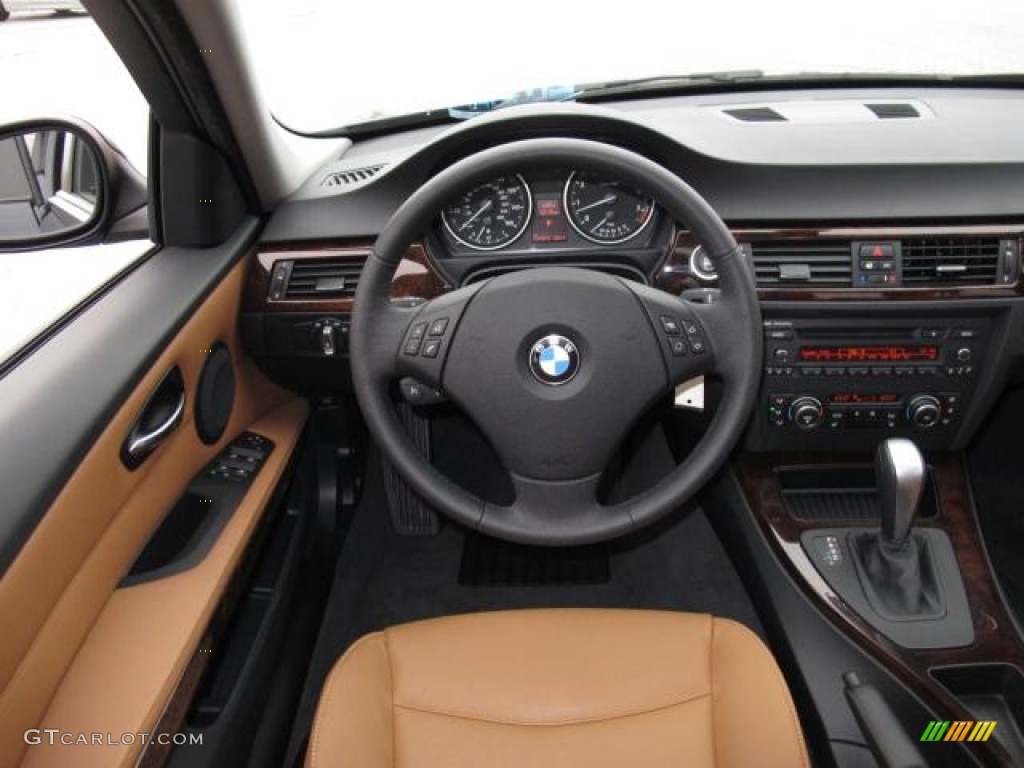 2010 3 Series 328i Sedan - Monaco Blue Metallic / Saddle Brown Dakota Leather photo #18