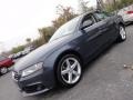 2009 Meteor Grey Pearl Effect Audi A4 2.0T quattro Sedan  photo #1