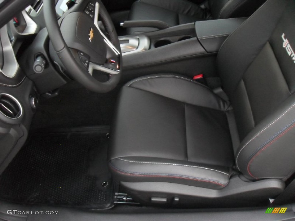 Jet Black Interior 2012 Chevrolet Camaro LT 45th Anniversary Edition Coupe Photo #56382286