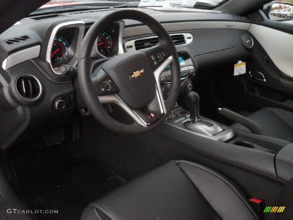 Jet Black Interior 2012 Chevrolet Camaro LT 45th Anniversary Edition Coupe Photo #56382436