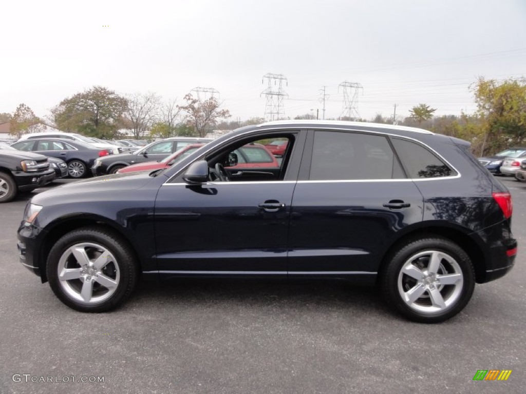 Deep Sea Blue Pearl Effect 2010 Audi Q5 3.2 quattro Exterior Photo #56382499