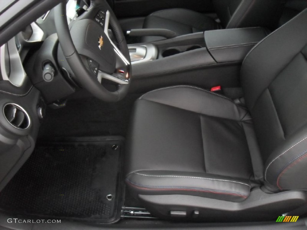 Jet Black Interior 2012 Chevrolet Camaro SS 45th Anniversary Edition Coupe Photo #56382502