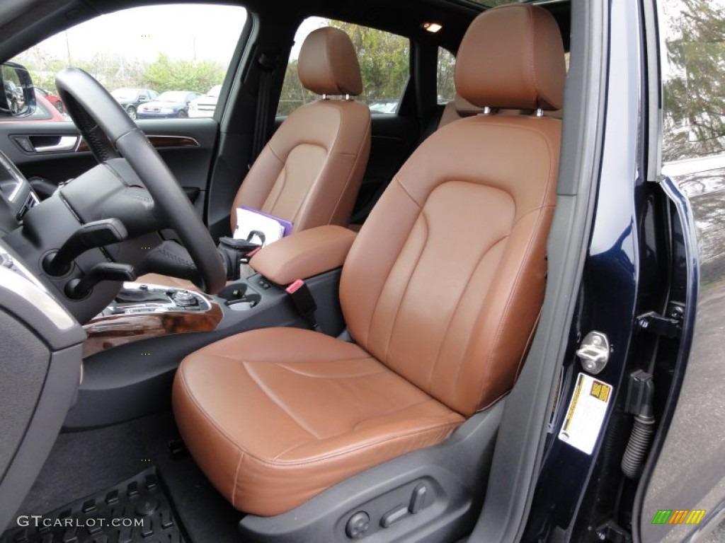 Cinnamon Brown Interior 2010 Audi Q5 3.2 quattro Photo #56382553