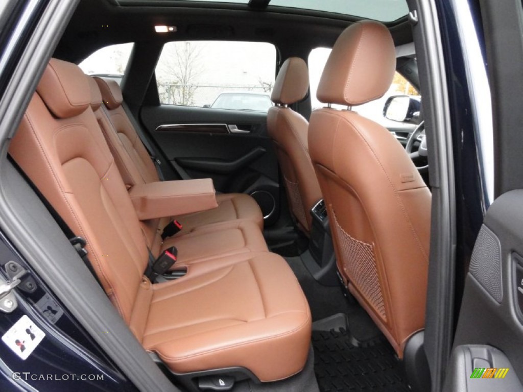 Cinnamon Brown Interior 2010 Audi Q5 3.2 quattro Photo #56382613