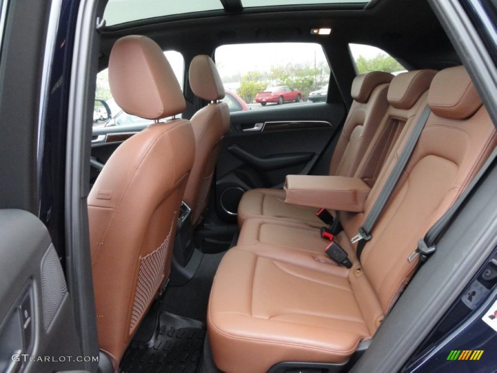 Cinnamon Brown Interior 2010 Audi Q5 3.2 quattro Photo #56382620