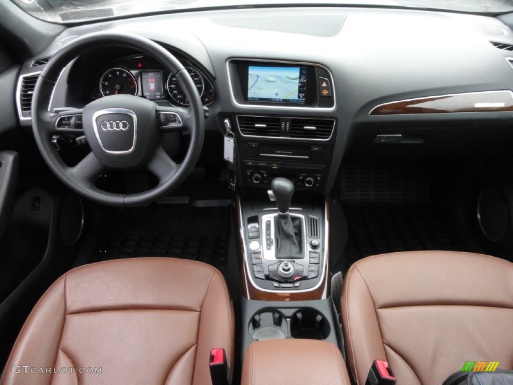 2010 Audi Q5 3.2 quattro Cinnamon Brown Dashboard Photo #56382639