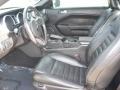 Black 2008 Ford Mustang Shelby GT500 Coupe Interior Color