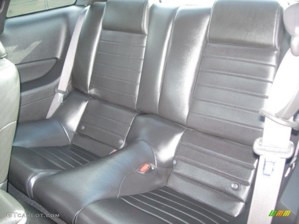 Black Interior 2008 Ford Mustang Shelby GT500 Coupe Photo #56382754