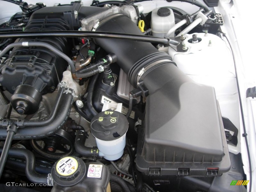 2008 Ford Mustang Shelby GT500 Coupe 5.4 Liter Supercharged DOHC 32-Valve V8 Engine Photo #56382890