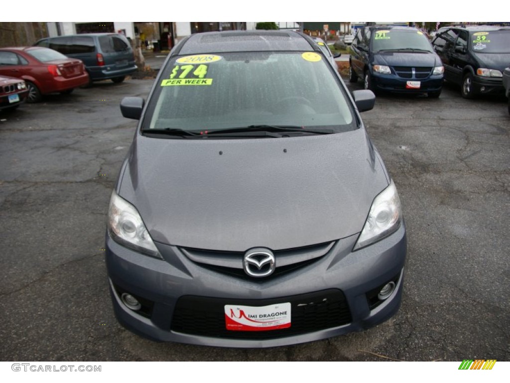 2008 MAZDA5 Touring - Galaxy Gray / Black photo #2