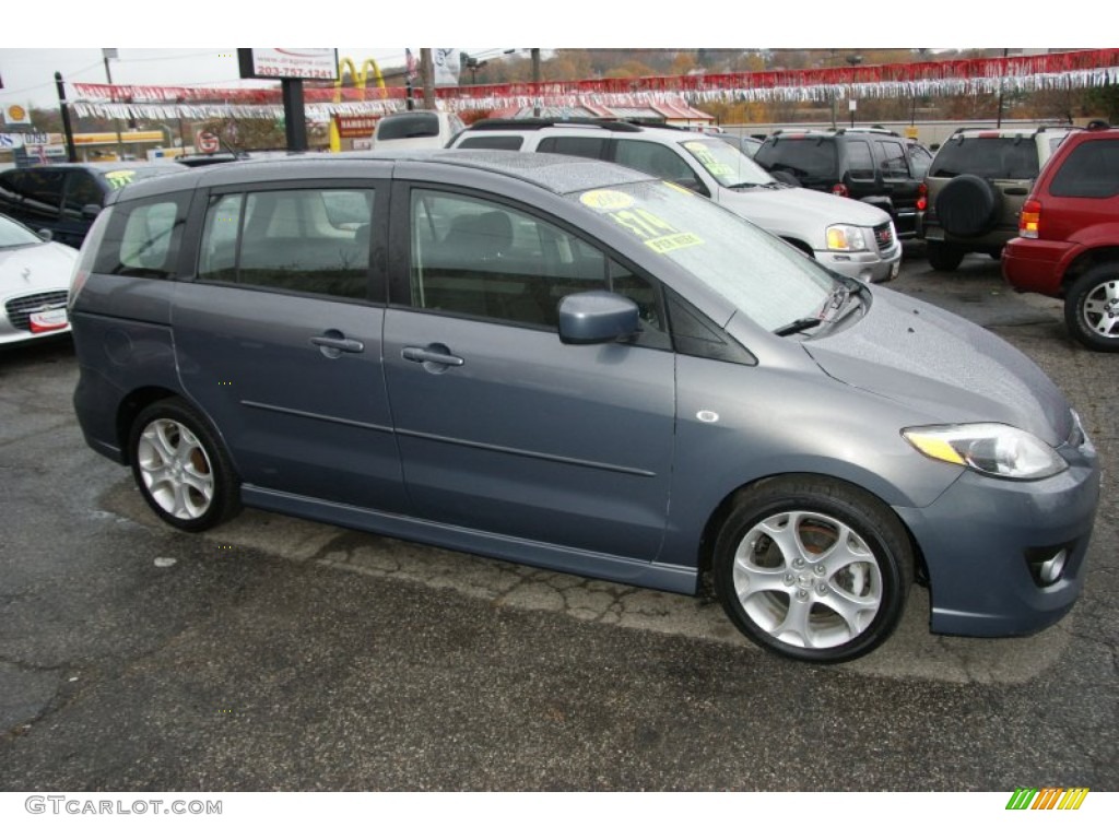 2008 MAZDA5 Touring - Galaxy Gray / Black photo #3