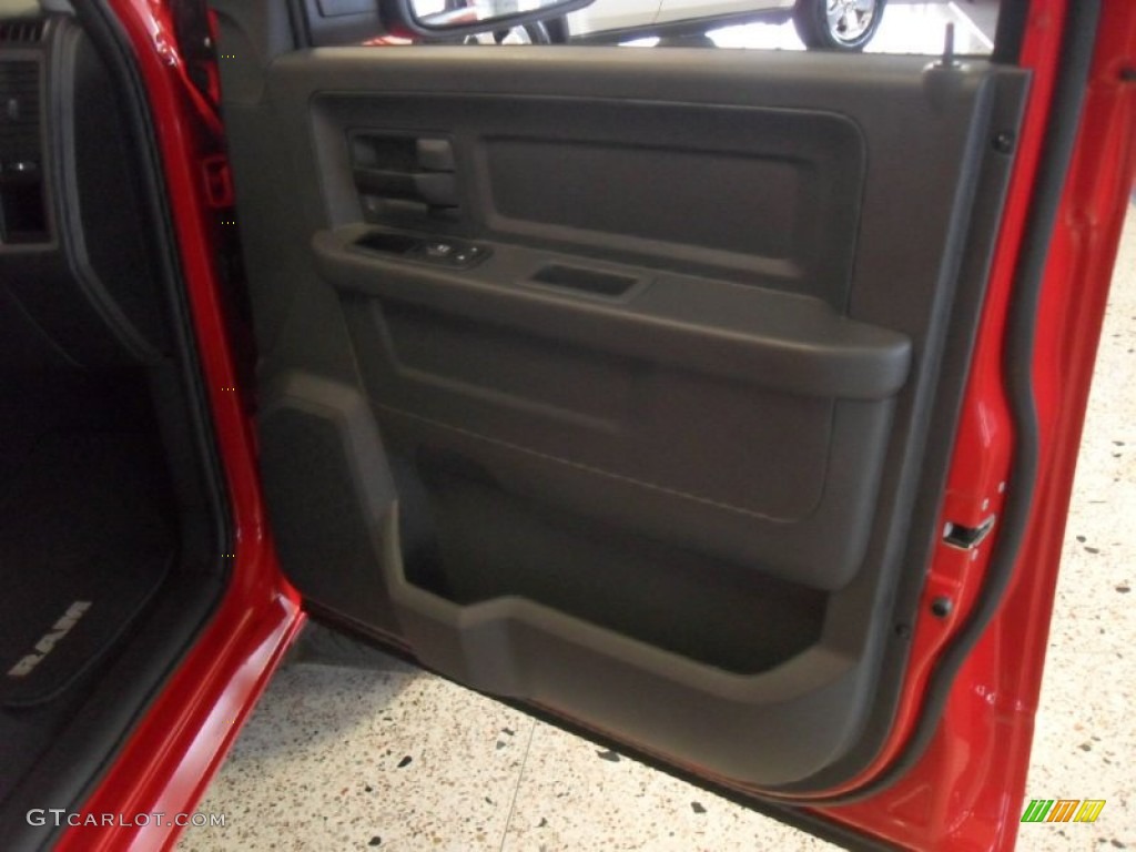 2012 Ram 1500 Express Quad Cab 4x4 - Flame Red / Dark Slate Gray/Medium Graystone photo #20