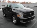 2012 Black Dodge Ram 1500 Express Regular Cab 4x4  photo #5