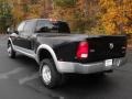 2012 Black Dodge Ram 3500 HD Laramie Crew Cab 4x4 Dually  photo #2