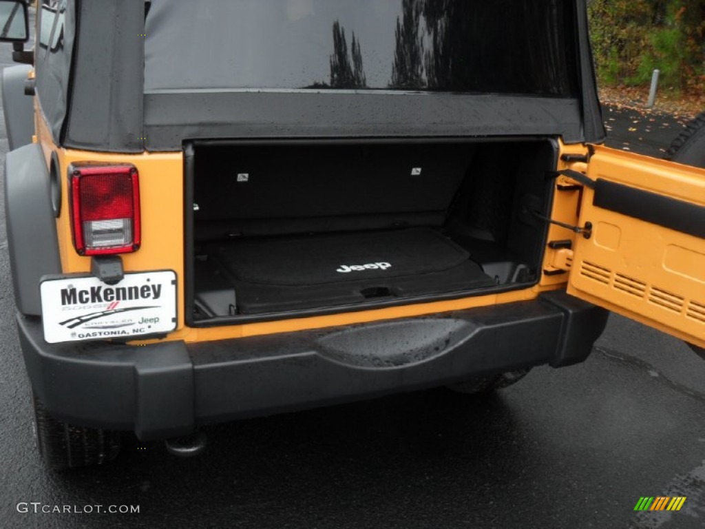 2012 Wrangler Sport S 4x4 - Dozer Yellow / Black photo #15