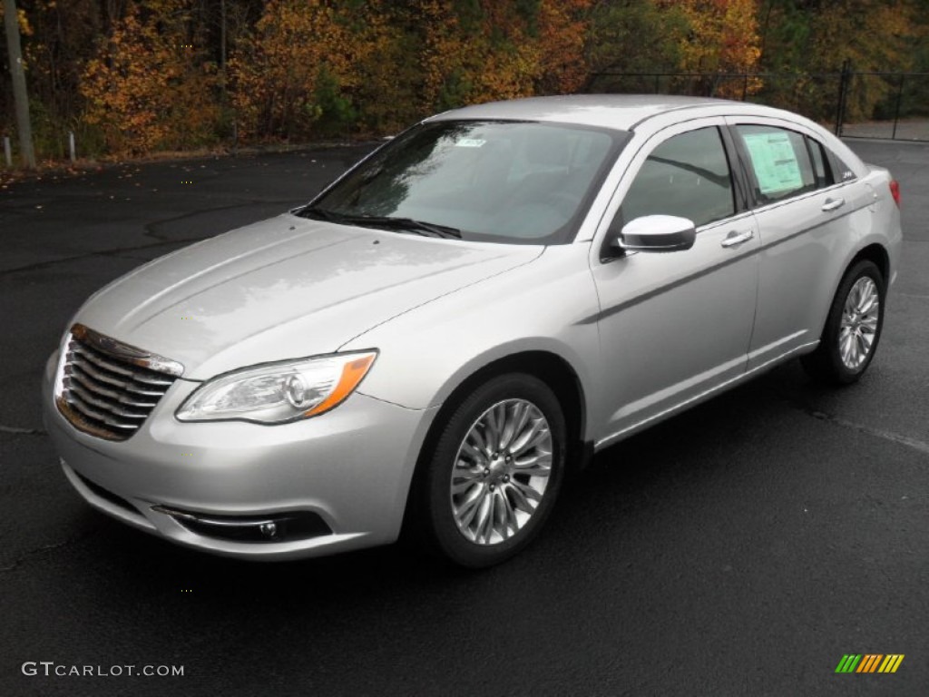 2012 200 Limited Sedan - Bright Silver Metallic / Black photo #1