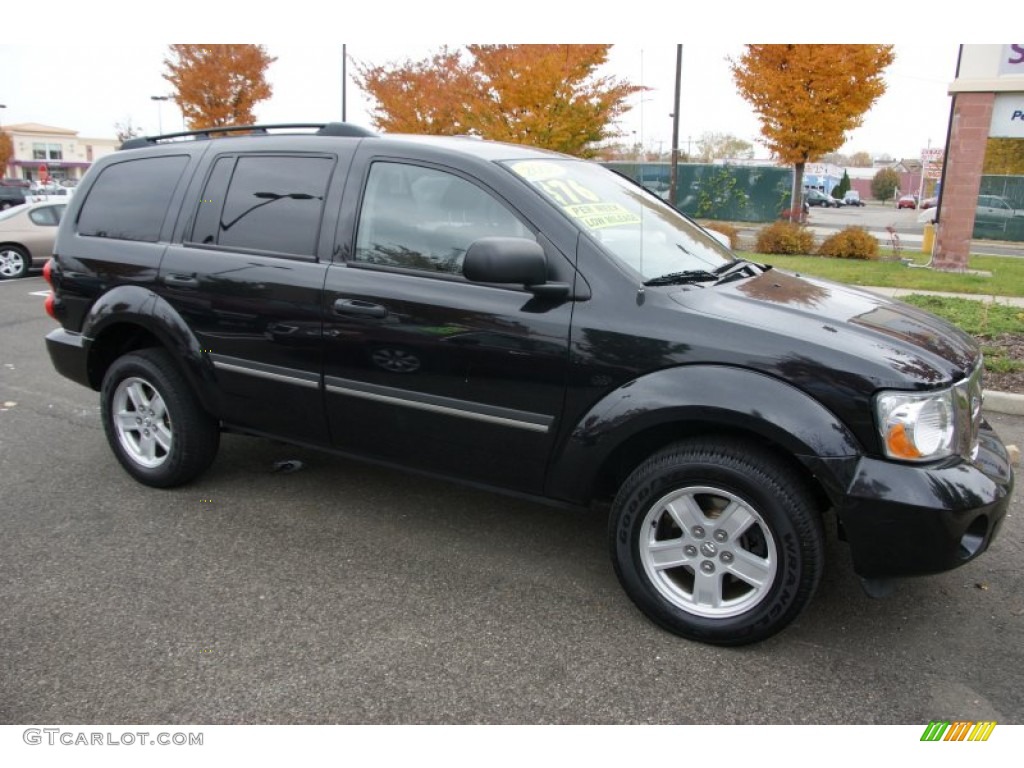 Brilliant Black 2008 Dodge Durango SLT 4x4 Exterior Photo #56385562