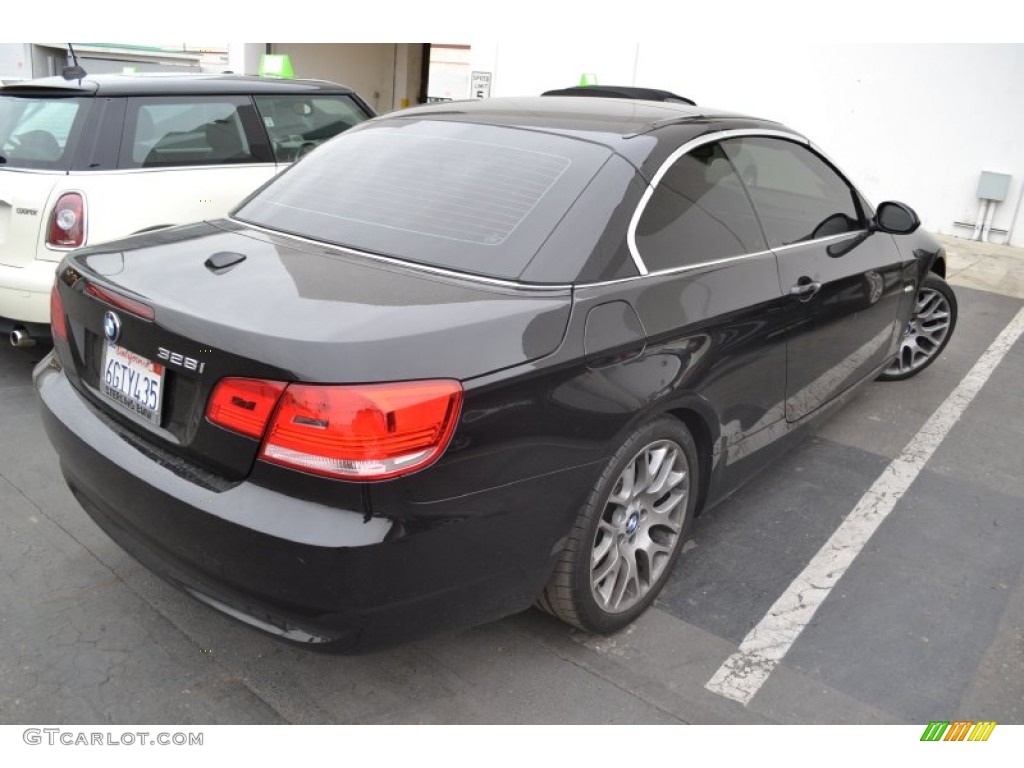 2009 3 Series 328i Convertible - Jet Black / Black photo #3