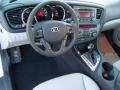 2012 Kia Optima Gray Interior Dashboard Photo